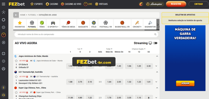 Betway streaming